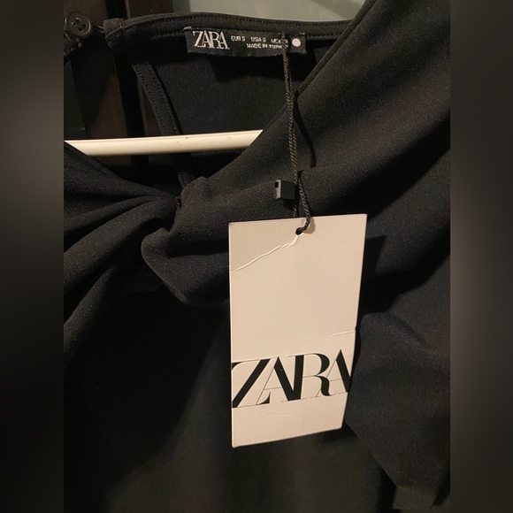 NWT Zara black fancy stylish dress - Picture 3 of 4